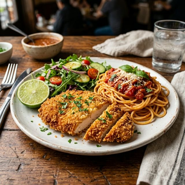 Empanizado de Pollo en Comedor Doña Martha